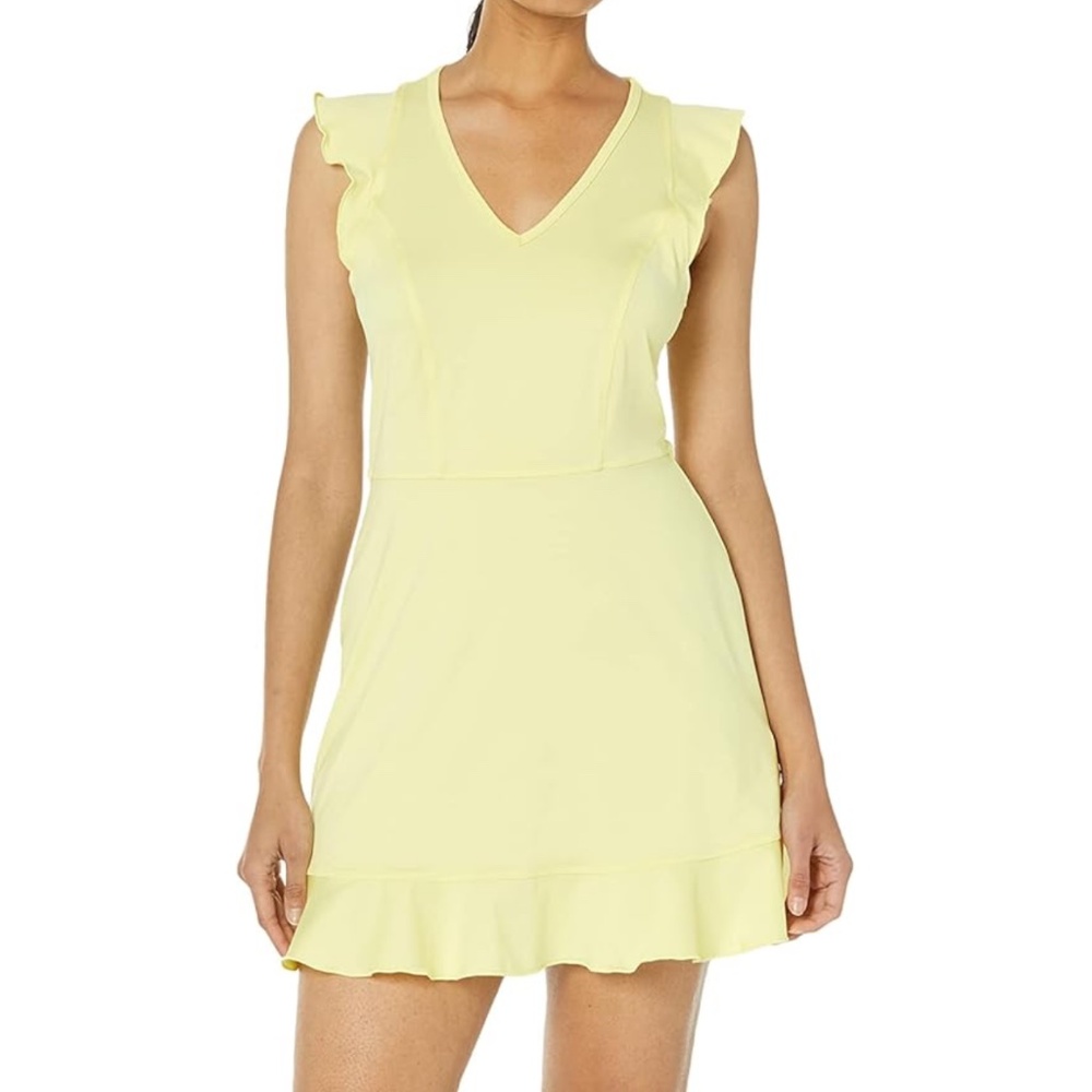 Tennis Dress 32" Yellow size S NWT
